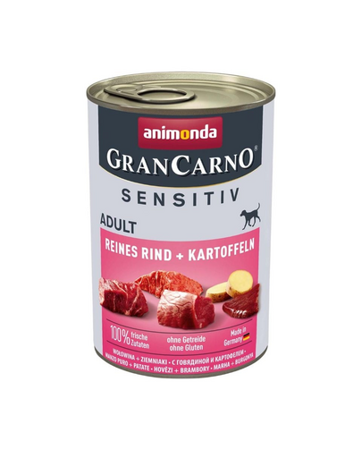 ANIMONDA Grancarno Sensitive vita si cartofi, hrana caini 400 g