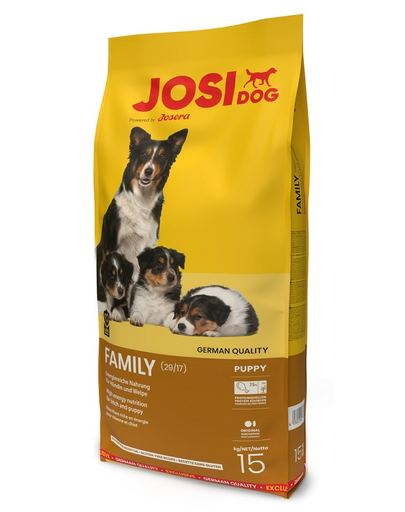 JOSERA JosiDog Family 15 kg hrana pentru catelusi si femele gestante