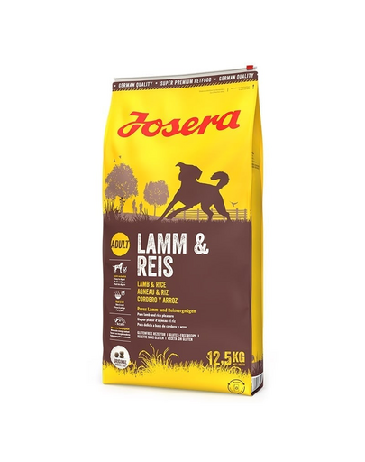 JOSERA Lamm&amp;Reis 12,5 kg hrana caini adulti, cu miel