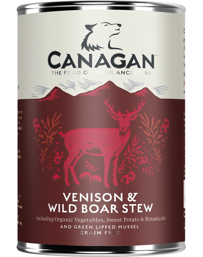 CANAGAN Dog Cerb si mistret, pentru caini 400 g