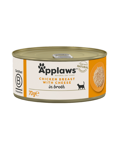 APPLAWS Chicken 70g Conserva hrana pisica, cu pui si branza