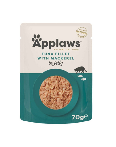 APPLAWS Cat Pouch Tuna with Mackerel in Jelly Plic pisica, cu ton si macrou 70 g