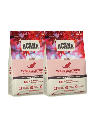 ACANA Indoor Entrée Cat 2x340 g sac hrana pisica de interior