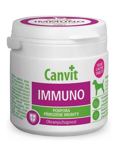 CANVIT Dog Immuno 100g supliment pentru sistemul imunitar, pentru caini