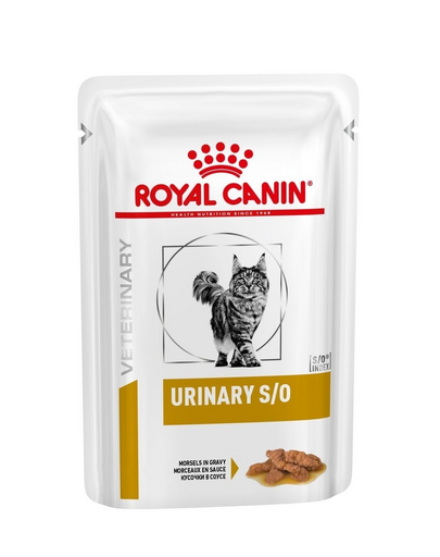 ROYAL CANIN Veterinary Diet Feline Urinary S/O 48x85 g hrană umedă pentru pisici adulte cu tulburări ale tractului urinar inferior