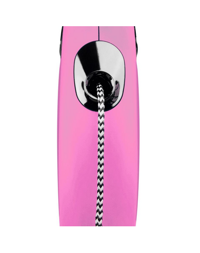 FLEXI New Classic lesa automata cu sir pentru caini, roz, marimea S, 5 m