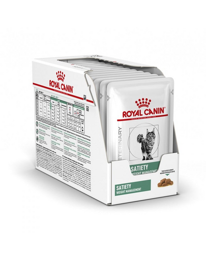 ROYAL CANIN Cat Satiety Feline 48 x 85 g hrana dietetica pisici adulte supraponderale/obeze