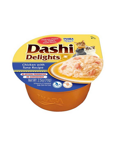 INABA Cat Dashi Delights pui si ton pentru pisici 6x70 g