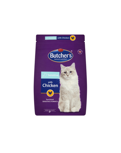 BUTCHER'S Functional Cat Sensitive mancare pentru pisici sensibile, cu pui 800 g