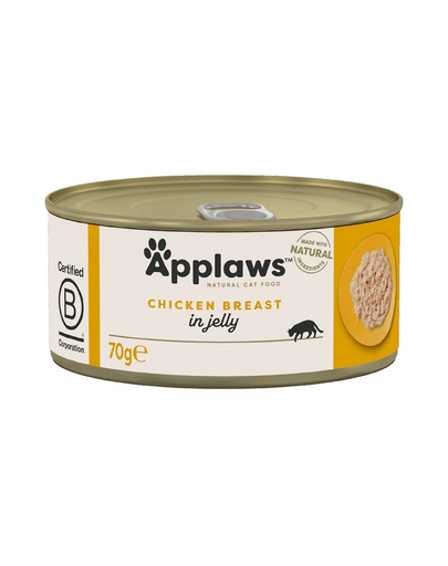 APPLAWS Cat Chicken Breast in Jelly, conserva mancare pisica, cu pui in aspic 70g