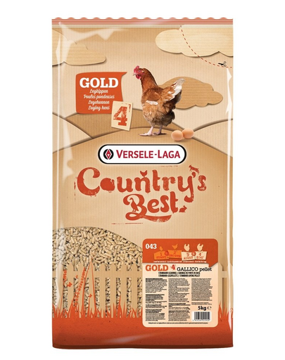 VERSELE-LAGA Country\'s Best Gold 4 Gallico Pellet 5kg furaje granulate pentru gaini ouatoare