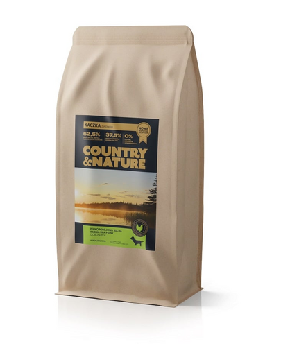 COUNTRY&NATURE Duck with Turkey Recipe 9kg alimente hipoalergenice pentru caini, cu rata si curcan