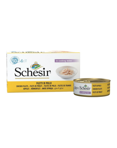 SCHESIR Fileuri de pui cu orez 50 g X6