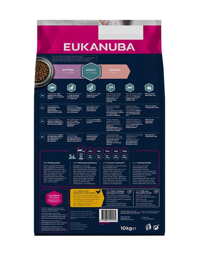 EUKANUBA Cat Senior All Breeds Top Condition Chicken & Liver 10 kg