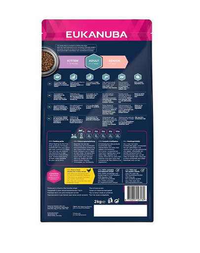 EUKANUBA Cat Adult All Breeds Top Condition Chicken & Liver Hrana uscata pentru pisici adulte, cu pui si ficat  2 kg