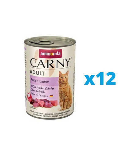 ANIMONDA Carny Adult curcan si miel hrana umeda pisica 12 x 400 g