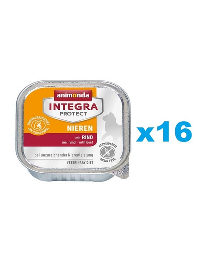 ANIMONDA Integra Protect Nieren vita 16x100 g hrana dietetica pisici cu afectiuni ale rinichilor