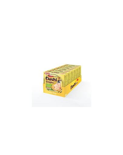 INABA Cat Dashi Delights hrana cu pui pentru pisica 6x70 g