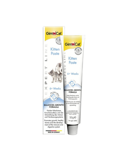 GIMCAT Expert Line Kitten Paste 50 g Supliment crestere pentru pisoi