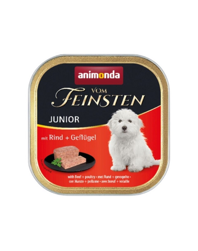 ANIMONDA Vom Feinsten puppy 150 g vită și pasăre