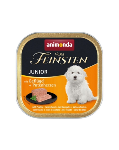 ANIMONDA Vom Feinsten Hrana umeda cu curcan si inimi pentru cainii adulti 150 g