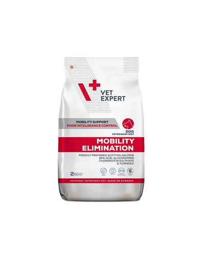 VET EXPERT Veterinary Diet Dog Mobility Elimination 2 kg hrana veterinara uscata pentru caini