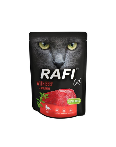 DOLINA NOTECI Rafi Cat mancare cu vita pentru pisica 300 g