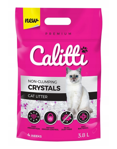 CALITTI Crystals Asternut din silicon pentru litiera 3.8L