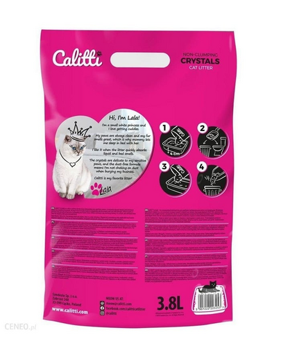 CALITTI Crystals Asternut din silicon pentru litiera 3.8L