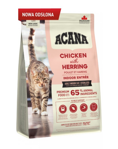 ACANA Indoor Entrée Cat hrana uscata pentru pisici de interior 1,8 kg