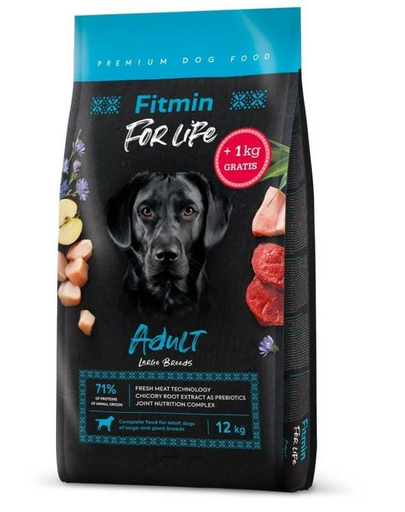 FITMIN Dog For Life Adult large breed 12+1 kg