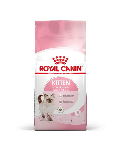 ROYAL CANIN Kitten 3 x 400 g hrană uscată pentru pisoi de la vârsta de 4 la 12 luni