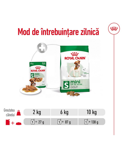 Royal Canin Mini Adult hrana umeda in sos pentru caini 85 g