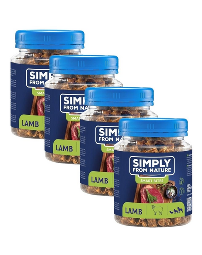 SIMPLY FROM NATURE Smart Bites Snack cu miel pentru caini 4x130 g