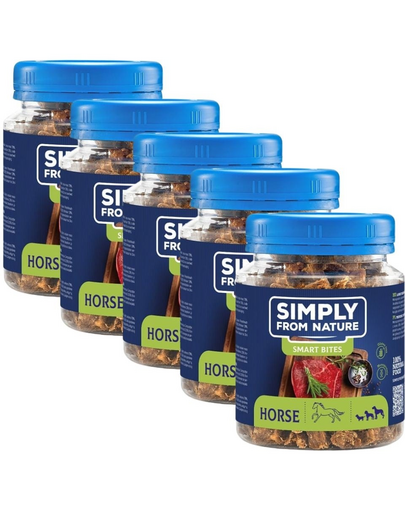 SIMPLY FROM NATURE Smart Bites recompense dresaj caini 5x130 g din cal