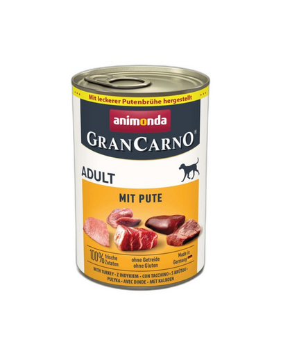 ANIMONDA GranCarno Adult curcan 400g conserva hrana caine