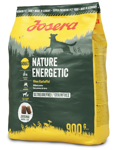 JOSERA Nature Energetic hrana uscata pentru caini sportivi, foarte activi 900g