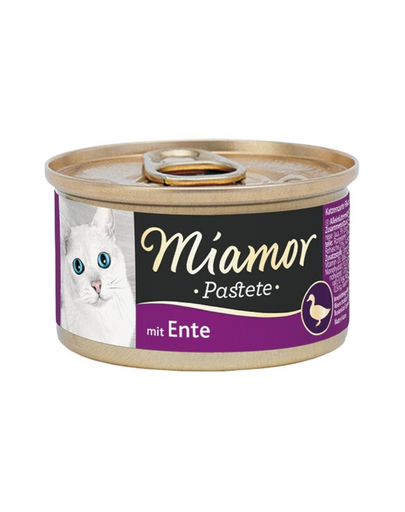 MIAMOR Pastete Duck 85g pate rata, hrana umeda pisica adulta