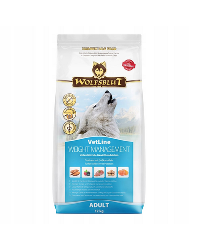 WOLFSBLUT VetLine Weight Management Hrana dietetica pentru caini pentru controlarea greutatii 12 kg