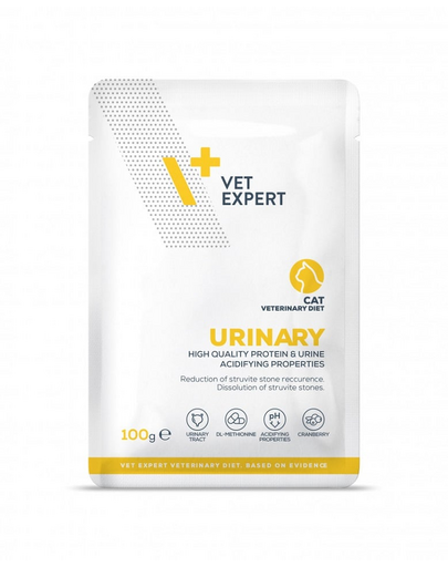 VET EXPERT Veterinary Diet Cat Urinary pouch 100g Hrana umeda pisici cu afectiuni urinare