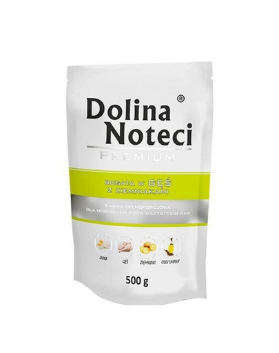 DOLINA NOTECI Premium Bogata in gasca si cartof 10x 500 g plicuri hrana caini