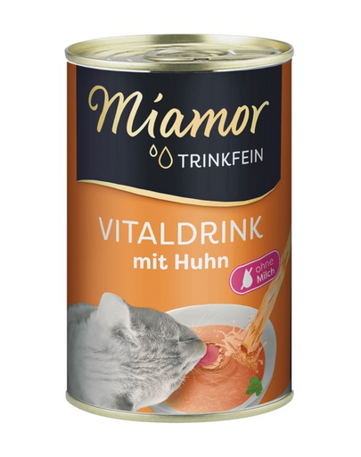 MIAMOR Trinkfein Conserva supa pisici, cu pui 135 g