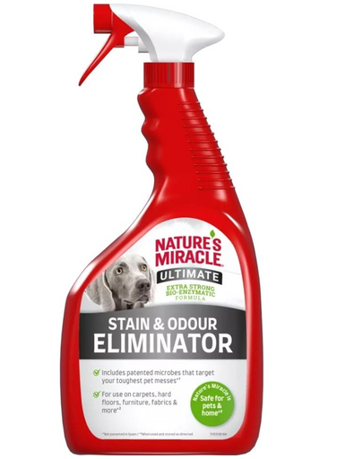 NATURE'S MIRACLE ULTIMATE Stain&Odour Remover Dog 946 ml solutie indepartat pete caini