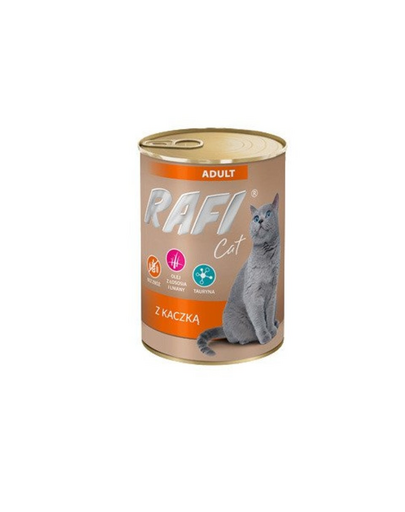 DOLINA NOTECI RAFI Cat Adult cu rață 400 gr