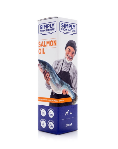 SIMPLY FROM NATURE Salmon oil Ulei de somon pentru caini si pisici 250 ml