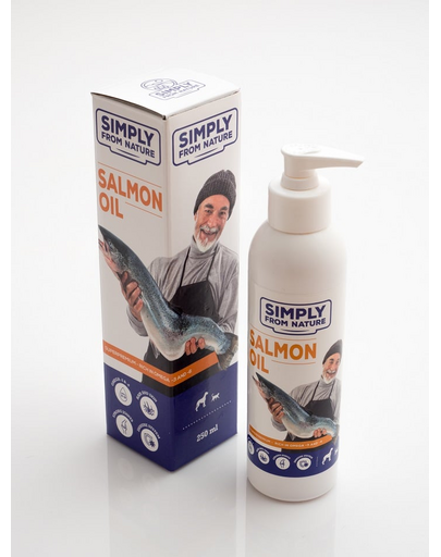 SIMPLY FROM NATURE Salmon oil Ulei de somon pentru caini si pisici 250 ml