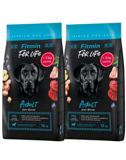 FITMIN Dog For Life Adult Large Breed 26 kg (2 x 13 kg) hrana caini adulti rasa mare/gigant