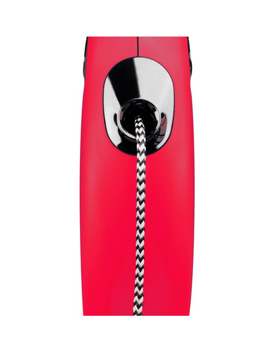 FLEXI New Classic lesa automata cu sir pentru caini, rosu, marimea M, 8 m