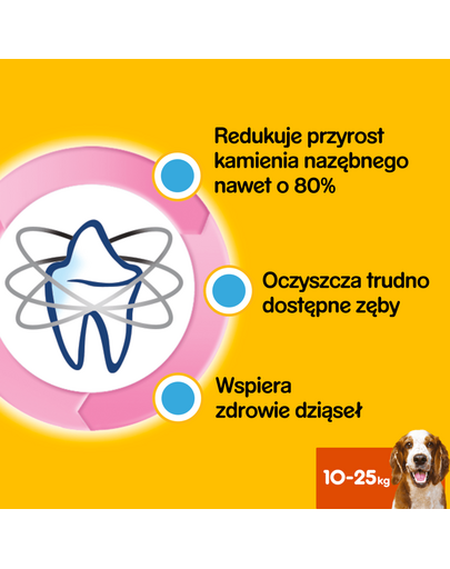 PEDIGREE Dentastix talie medie 8 x180 g