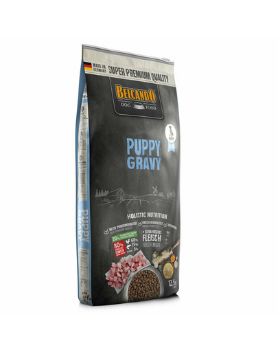 BELCANDO Puppy Gravy hrana uscata pentru pui, varsta 4 luni+, 12.5 kg